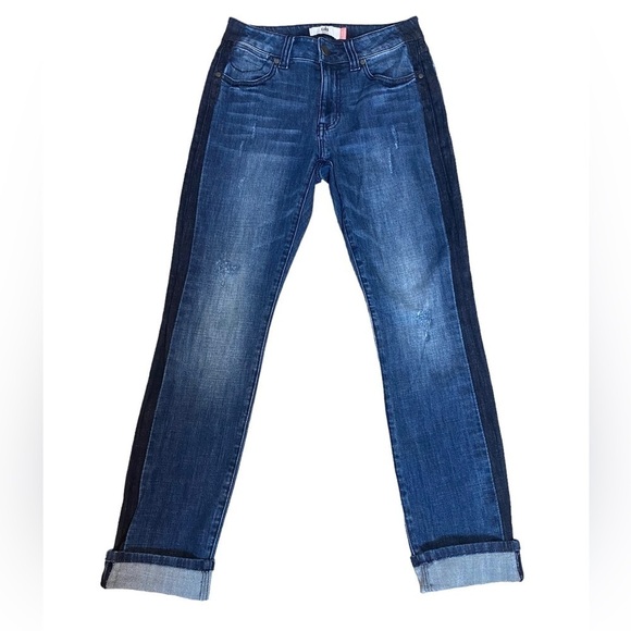 Cabi #3750 Tuxedo High Straight Jeans, Size 2 - Picture 2 of 7